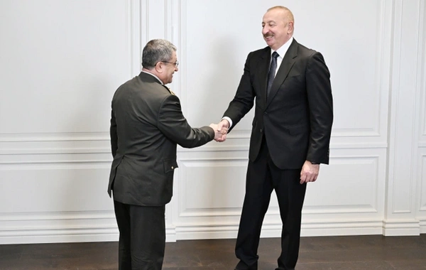 Prezident İlham Əliyev Türkiyə Silahlı Qüvvələrinin Baş Qərargah rəisini qəbul edib