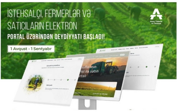 Fermerlər üçün fürsət: Ərzaq təklifləri üçün portal açıldı