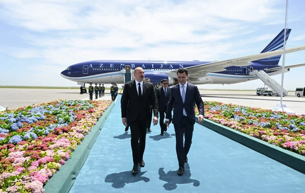Prezident İlham Əliyev Qazaxıstanda işgüzar səfərdədir