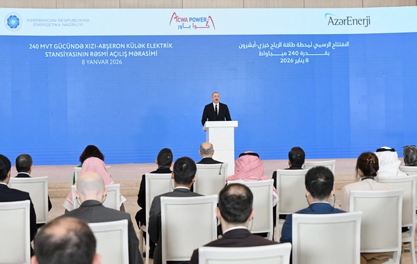 В Баку состоялась церемония официального открытия ветряной электростанции "Хызы-Абшерон"