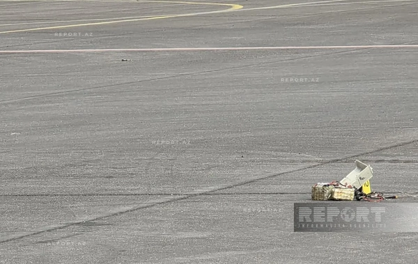 Последствия атаки иранских дронов на аэропорт Нахчывана - ФОТОРЕПОРТАЖ