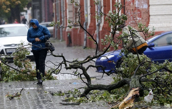 Forecasters issued a yellow warning due to windy weather