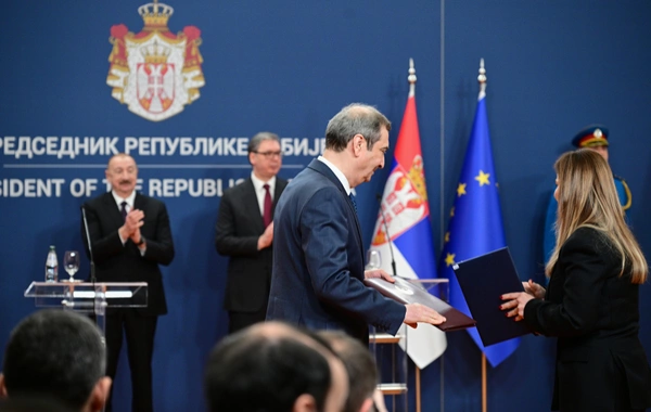 В Белграде состоялся обмен азербайджано-сербскими документами