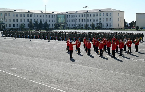 Azərbaycan ordusunda andiçmə mərasimləri keçirilib
