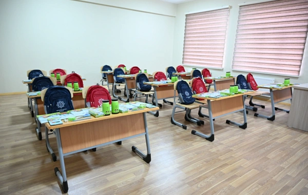 Ucarda Heydər Əliyev Fondunun təşəbbüsü ilə inşa olunan məktəb istifadəyə verilib