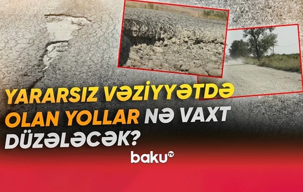 Yayda toz-torpaq, qışda isə palçıq - Ağsu sakinlərinin yol dərdi