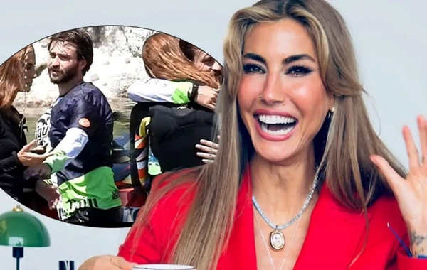 47 yaşlı model 13 yaş kiçik sevgilisi ilə görüntüləndi