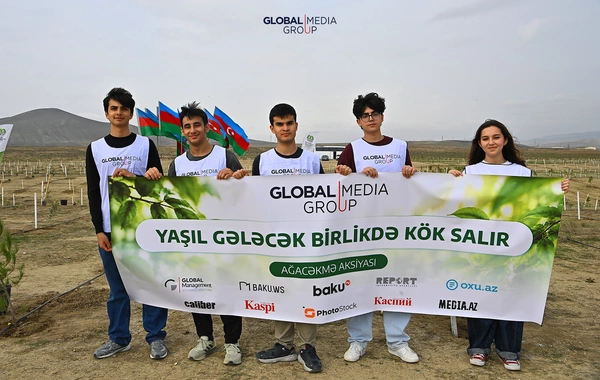 "Global Media Group"un təşəbbüsü ilə növbəti ağacəkmə aksiyası keçirilib