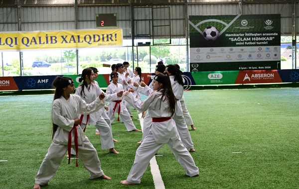 Azərbaycan Həmkarlar İttifaqları Konfederasiyasının təşkilatçılığı ilə minifutbol turnirinə start verilib