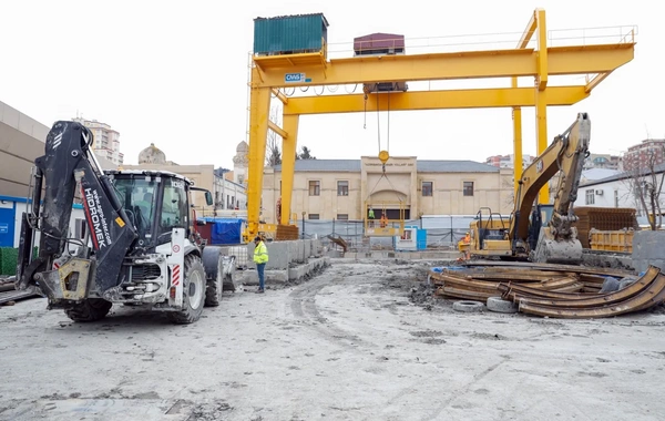 Bakı metrosu xətlərin ayrılması üçün 200 metrlik tunelin inşasına hazırlaşır