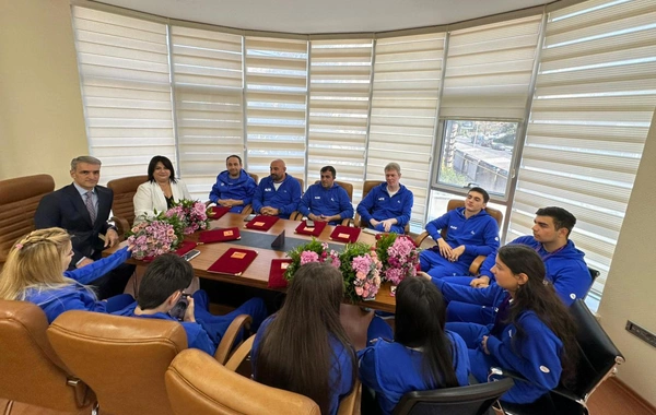 III MDB Oyunlarında uğurla çıxış edən stolüstü tennisçilər mükafatlandırılıb