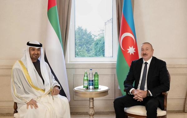 Состоялась встреча президентов Азербайджана и ОАЭ один на один