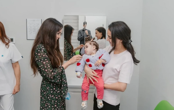 Leyla və Arzu Əliyevalar "Leyla Medical Center"in Pediatriya Mərkəzində olublar