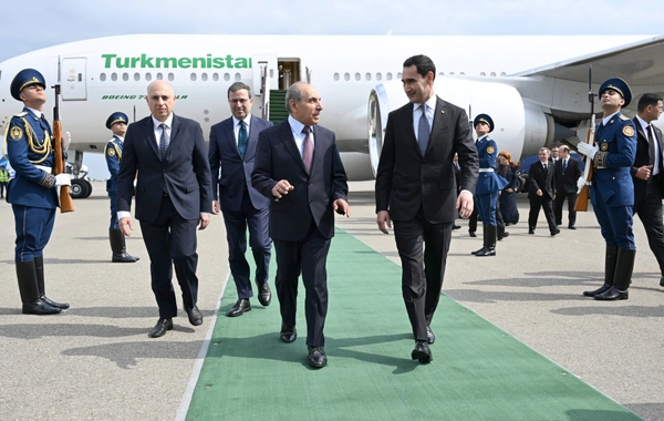 President of Turkmenistan arrived on a visit to Azerbaijan