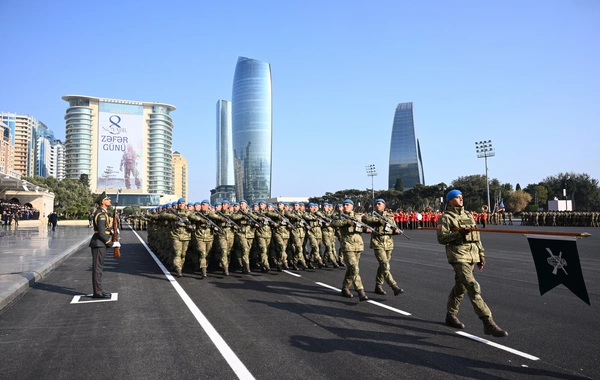 Vətən müharibəsində Qələbənin beşinci ildönümünə həsr olunmuş Hərbi parad keçirilib