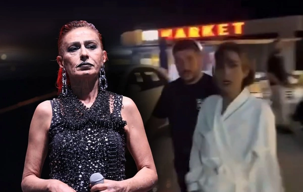 Konsertdən çıxan Yıldız Tilbe hamam xalatında görüntüləndi