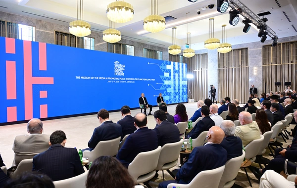 Prezident İlham Əliyev IV Şuşa Qlobal Media Forumunun açılışında iştirak edib