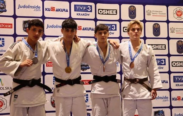 Cüdoçularımız Polşadakı turnirdə yeddi medal qazanıblar