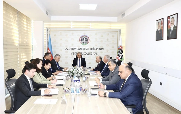 Pozuntulara görə 1 vəkil kollegiyadan xaric edilib, 5-i barəsində cərimə tətbiq olunub