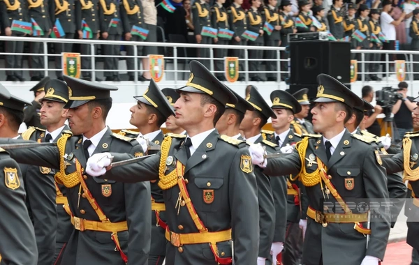 Heydər Əliyev adına Hərbi İnstitutda buraxılış mərasimi keçirilib
