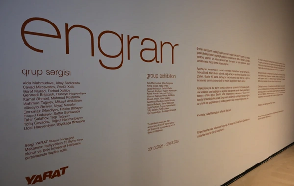 Azərbaycan Rəngkarlığı Muzeyində "ENQRAM" sərgisi açılıb