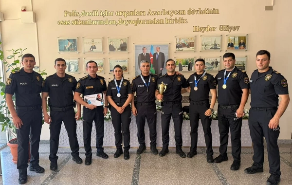 Heydər Əliyevin 103 illiyinə həsr edilən yarışda birincilik Çevik Polis Alayının oldu