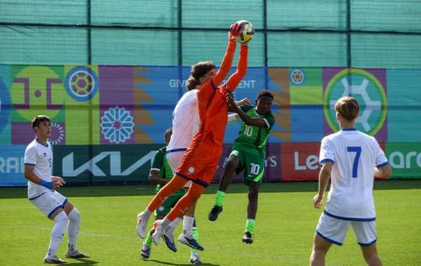 Rövşən Nəcəf və Canni İnfantino U-15 dünya çempionatının oyunlarını izləyiblər