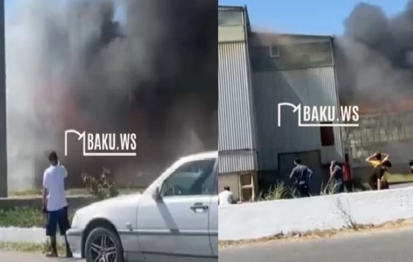 В торговом центре "Сядяряк" начался пожар