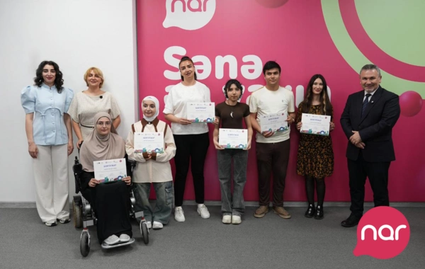"Nar" WUF 13 çərçivəsində inklüziv təcrübə proqramı iştirakçılarını təltif edib