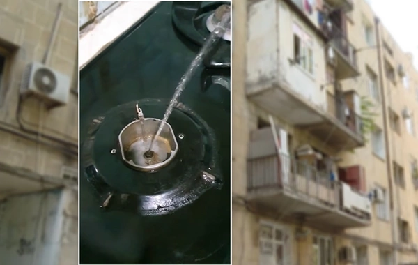 Qazı açdı, yerinə su gəldi – Bakıda bina qazsız qaldı
