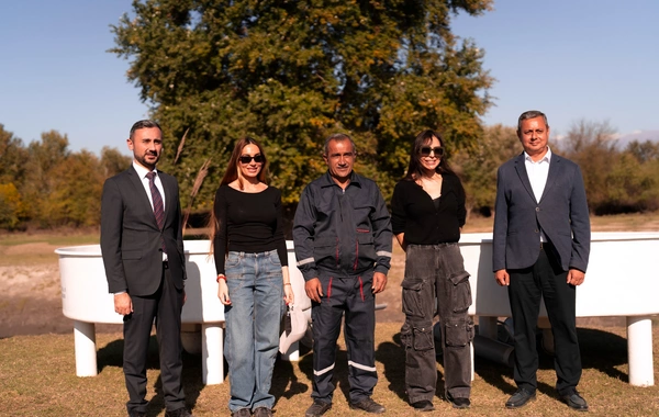 Leyla Əliyeva və Arzu Əliyeva Qaxda Axar-Baxar Milli Parkının açılış mərasimində iştirak ediblər