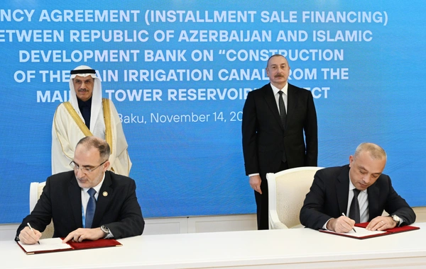 İlham Əliyev İslam İnkişaf Bankının prezidenti ilə görüşüb