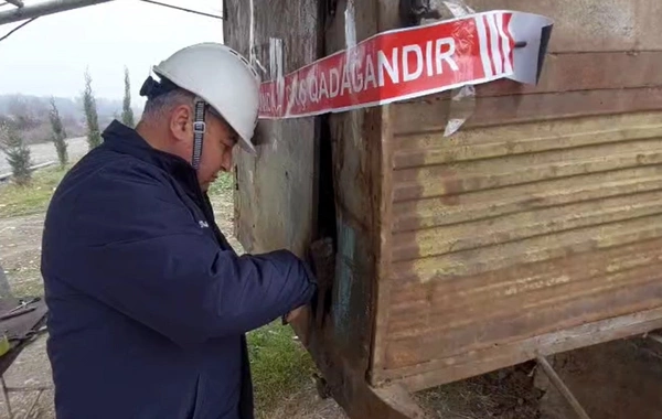 Qanunsuz işləyən maye qazdoldurma məntəqəsinin istismarı FHN tərəfindən dayandırılıb