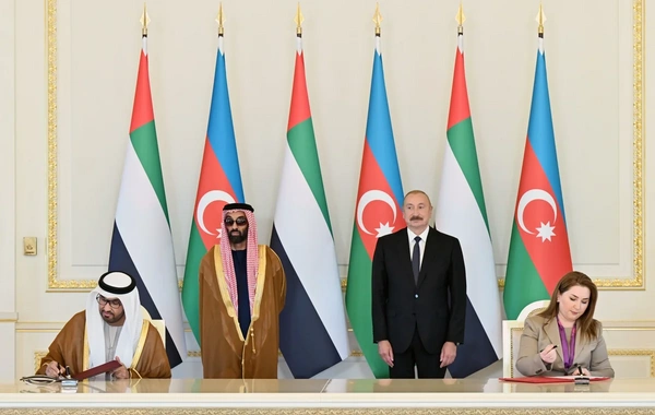 İlham Əliyev Birləşmiş Ərəb Əmirliklərinin milli təhlükəsizlik müşavirini qəbul edib