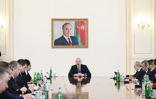 İlham Əliyev ABŞ Ticarət Palatasının nümayəndə heyətini qəbul edib