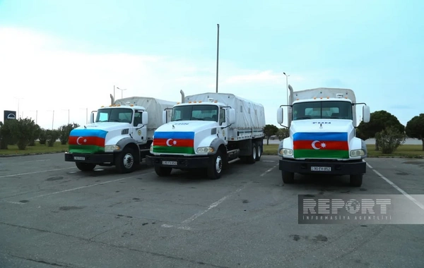 Azerbaijan sent humanitarian aid to Iran on the instructions of the President