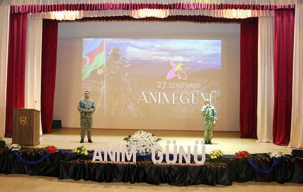 27 Sentyabr - Anım Günü münasibətilə Azərbaycan Ordusunda silsilə tədbirlər keçirilib