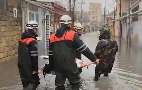 Su basmış ərazilərdən 118 nəfər təxliyə edilib