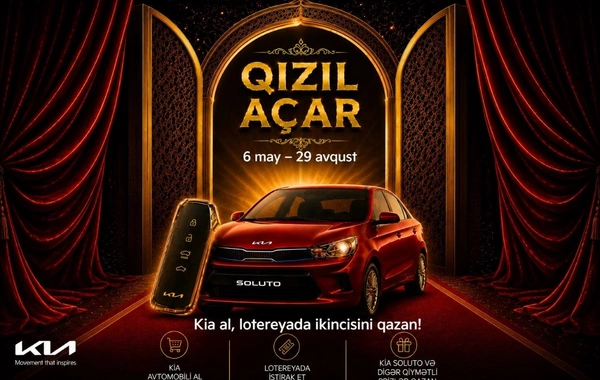 Kia Azərbaycan Qızıl Açar lotereyasına start verdi