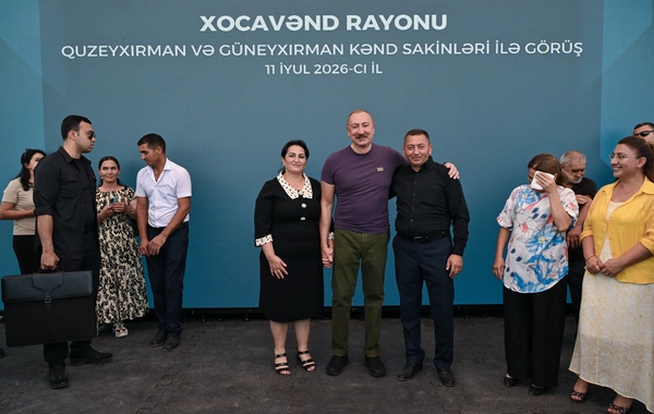 Prezident İlham Əliyev Xocavənd rayonunun Quzeyxırman kəndində olub