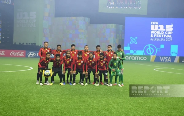 Azərbaycan komandası FIFA U-15 dünya çempionatına böyükhesablı qələbə ilə başlayıb