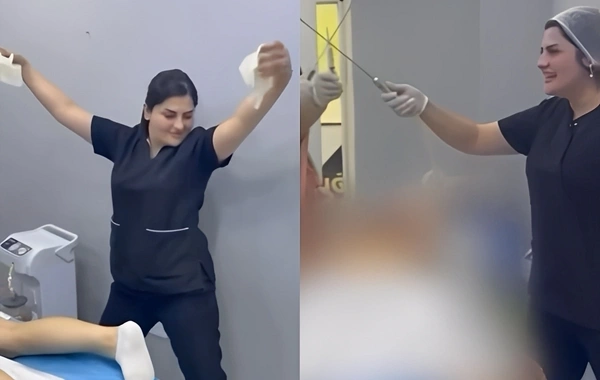 Həkimlərin rəqs etdiyi görüntülərdə əməliyyat olunan pasiyent DANIŞDI