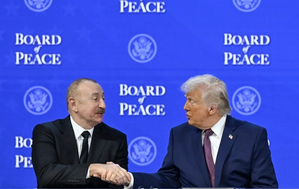 İlham Əliyevin ABŞ Prezidenti Donald Trampla görüşü keçirilir