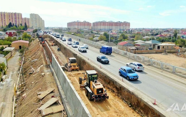 Sumqayıt şəhərini Saray körpüsü ilə birləşdirən yolla bağlı son vəziyyət