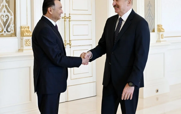 İlham Əliyev Tacikistanın Baş nazirini qəbul edib