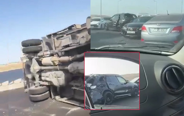 Bakıda QƏZA: "Hyundai" və BMW markalı avtomobillər TOQQUŞDU