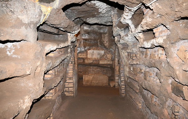 Мехрибан Алиева приняла участие в церемонии открытия проекта реставрации катакомб Святой Коммодиллы в Ватикане