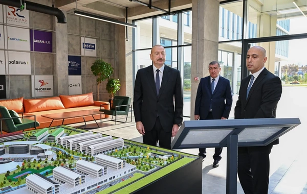 İlham Əliyev "SABAH.city" innovasiya şəhərciyinin birinci mərhələsinin açılışında iştirak edib