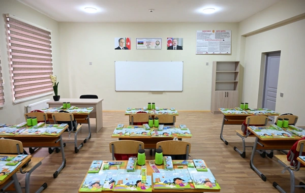 Ucarda Heydər Əliyev Fondunun təşəbbüsü ilə inşa olunan məktəb istifadəyə verilib