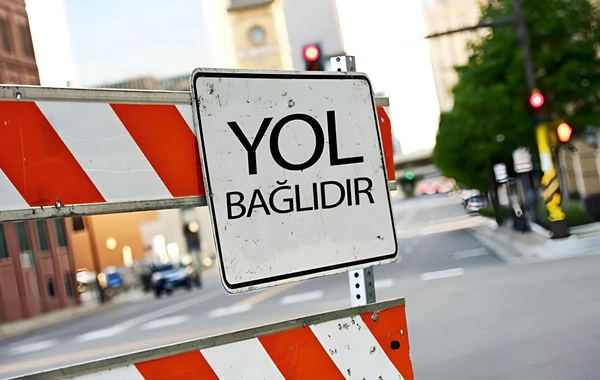 В центральной части Баку дорога будет полностью перекрыта